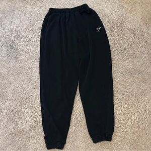 Gymshark women’s xs baggy black sweatpants